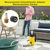 Buaak High Pressure Washer Adapter, M22 14mm Quick Connect Adapter
