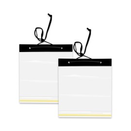 Luckious Waterproof Map Case - Clear Map Holder, Waterproof Walking A4 Map Cover, Hiking Plastic Map Pouch, Military Transparent for Hiking, Walking, Camping (PVC)