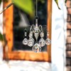H&D HYALINE & DORA Crystal Wind Chime Shaped Rainbow Suncatcher,Hanging