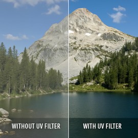 UV Protector Filter Compatible with Sigma 12mm f/1.4 DC Contemporary Lens – Absorbs Ultraviolet Light, Reduces Bluish Cast of Daylight, Prevents Dust, Moisture & Scratches