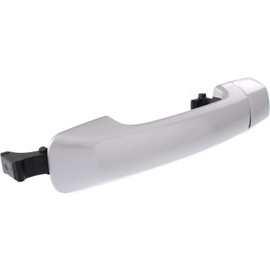 Exterior Door Handle Set of 2 Compatible with Toyota FJ Cruiser 2007-2014 Front Door Handle Right Side and Left Side Outside Painted Silver with Cover