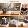 Vaolvpant No Coating 12 Cup Percolator Coffee Pot 304 Stainless