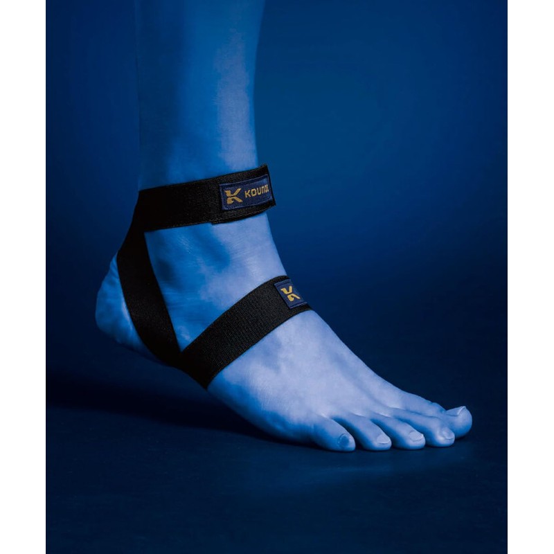 コウノエ(KOUNOE) サポーター コウノエベルト足首用 矯正 鴻江理論 ブラック(BK00) L KZ4SBL21U