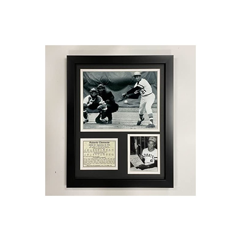 Legends Never Die "Roberto Clemente 3000th Hit Framed Photo Collage,