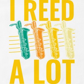 CafePress Saxophonist I Reed A Lot Saxophone Kitchen Apron with Pockets, Grilling Apron, Baking Apron