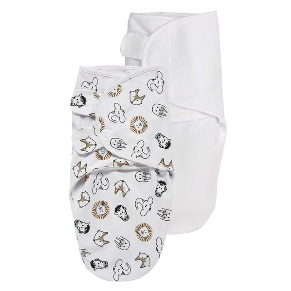 MEYCO Baby Animal/Uni Swaddling Bag, Pack of 2, First Equipment