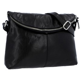 Gusti Handtasche Damen Schwarz Leder - Gardenia Umhängetasche Damen Klein - Handtaschen Damen Klein - Damen-Henkeltaschen - Crossbody Bag Damen Klein - Ledertasche Damen Vintage