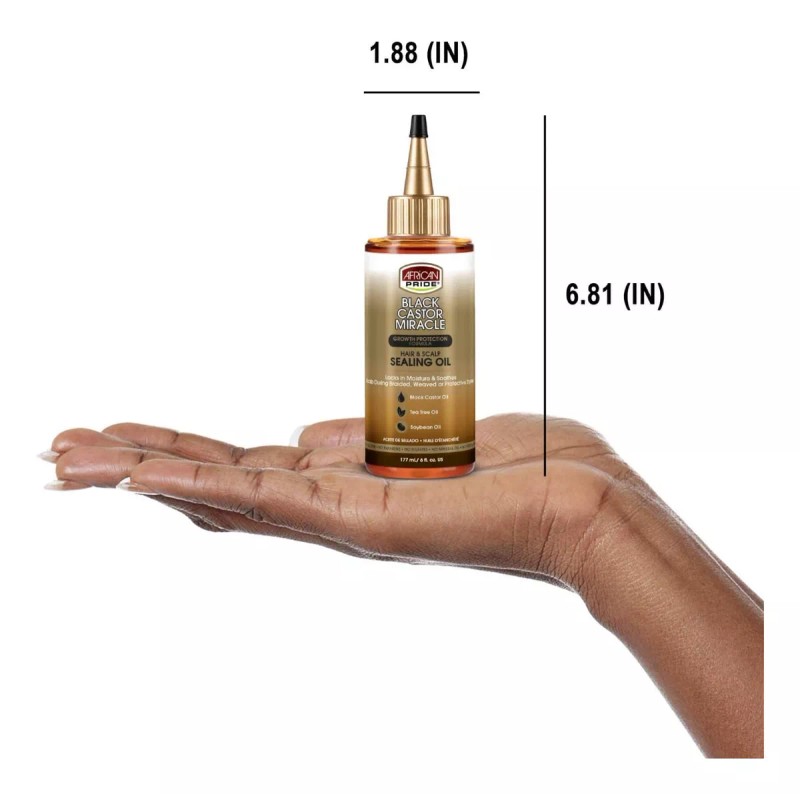 African Pride Black Aceite Sellado Para Cabello Y Cuero -
