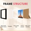 FIXSMITH 5x7 Picture Frame, Black Photo Frame with HD Plexiglass,