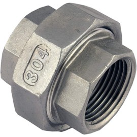 Duda Energy Union 1-1/4" Female NPT Stainless Steel Pipe Fitting