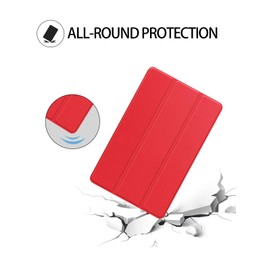Case for Honor Pad X9a/X9 Pro Tablet 11.5 Inch,Hard PC and Premium PU Stand Cover Ultra Lightweight Slim Shell Stand Cover for Pad X9a/X9 Pro,RED