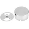 MAGT Rotating Ashtray, Windproof Round Rotating Ashtray, Stainless Steel Wind