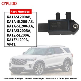 CYPLIDD EGR Valve Pressure Feedback Sensor Compatible with Ford F150 Ranger Escape Edge Explorer Expedition Lincoln Replaces KA1A-5L200-AB