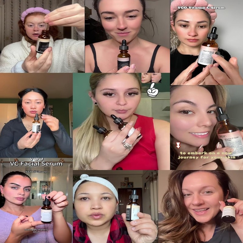 VGO Paquete De 2 Sueros Faciales Con Vitamina C