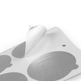 Aluminum Espresso Lids Sticker Lids Foil Seals Reusable Capsules for Nespresso(Lids 120)