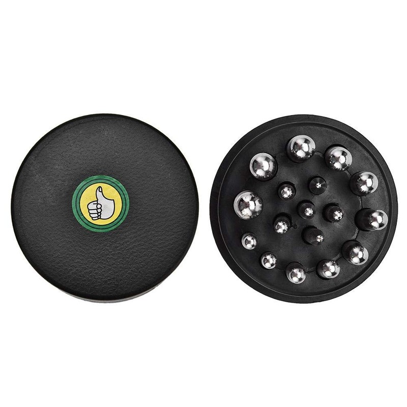 Dapping Tool,17PCS Semi-Circular Punch Anvils Jewelry Manufacturing Making Tools Dapping