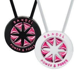BANDEL Metallic Necklace [Black x Pink] 15.7 inches (40 cm)