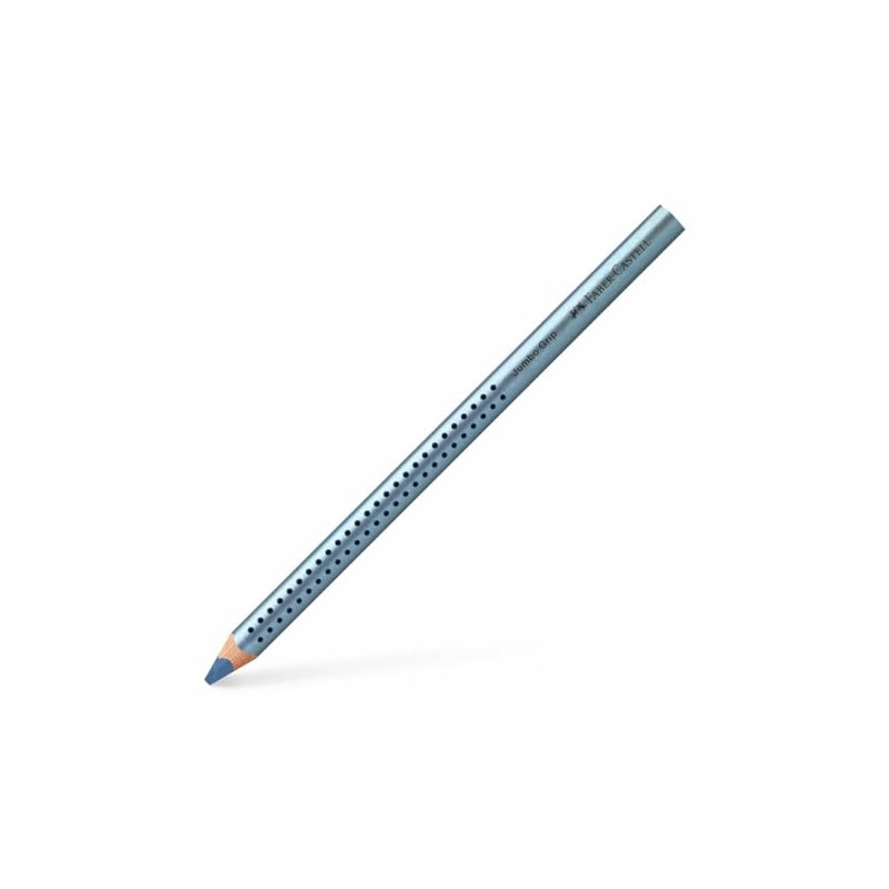 Faber-Castell Jumbo Grip Coloured Pencils Blue Metallic Pack of 12