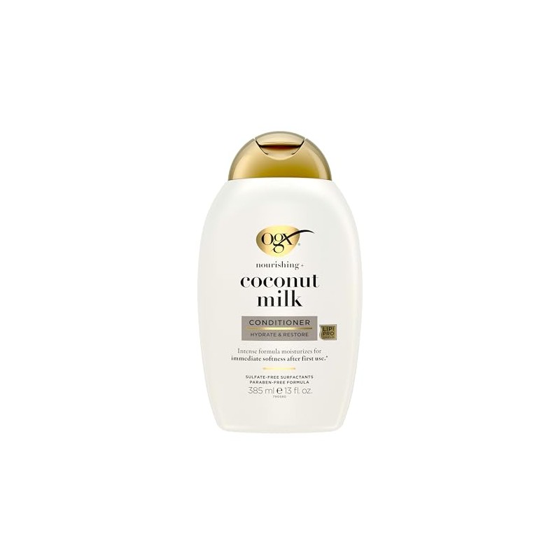 OGX, Acondicionador Nutritivo de Leche de Coco, 385 ml