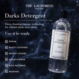 The Laundress Darks Detergent, Concentrated Laundry Detergent Liquid, For Rich Vibrant Colors, Tough on Stains, Classic Scent, 32 oz.
