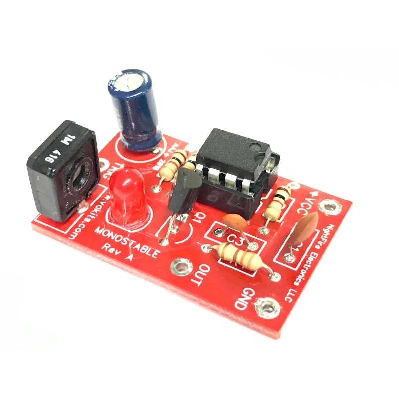 NightFire Electronics LM555 Timer Monostable (One-Shot) (#11701) Built & Tested