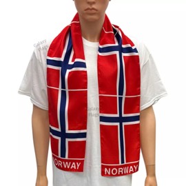 Unbranded Norway Scarf / Norway Flag Scarf / Norway Scarves