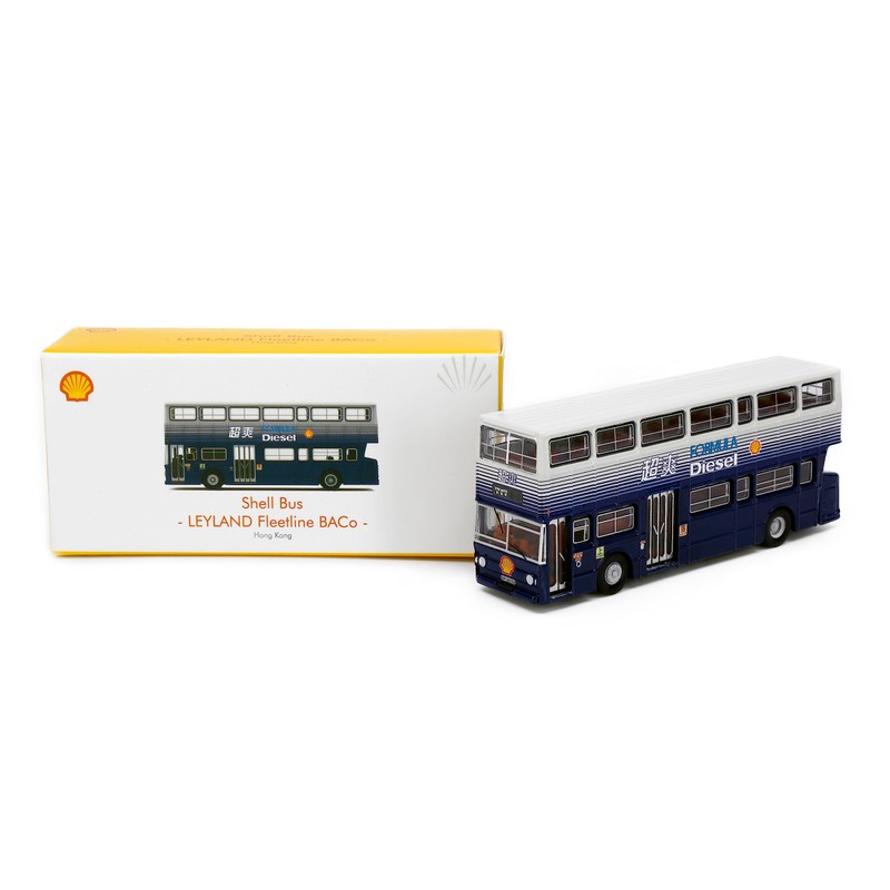Tiny City 1/110 Leyland Freetline Double Decker Bus BACo Shell