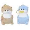 [Mascot Key Chain] Pair Plush Ball Chain, Set of 2,