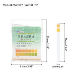 PATIKIL PH Test Strips 4.5-9.0, 100 Indicator Papers Litmus Tester for Water, Food, Soil, Alkalic Acid Testing