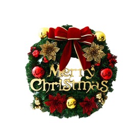 Merry. Christmas. Cute Winter New Christmas Wreath Popular Luxurious Opening Celebration, Housewarming 内祝i Opened Gifts Xmas Christmas Accessory Present Gift also makes a great decor, Hallway, Door Ornaments Merry Christmas [30 cm Diameter]