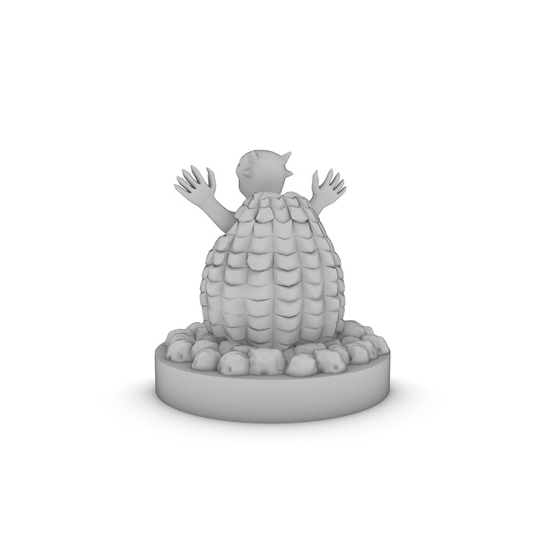 Baby Dragonborn Tabletop DND Gaming Miniature