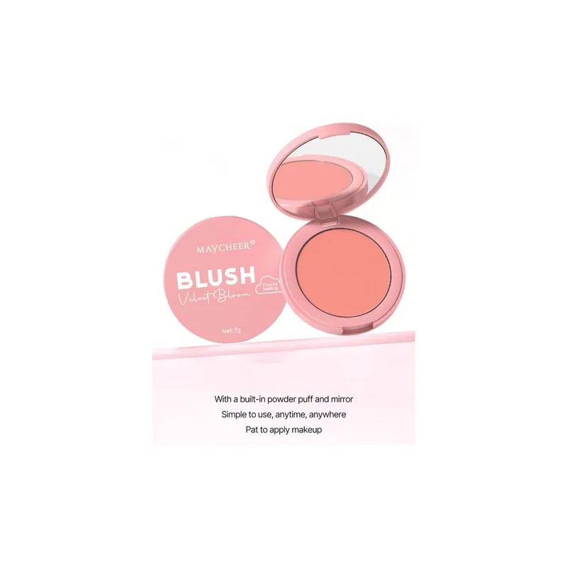 4 Colores Natural Cheek & Blush Polvo Fijador De Maquillaje