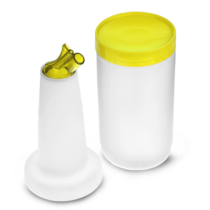 Store & Pour Yellow 1ltr - Save and Serve Pourer