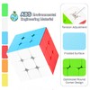 TOYESS Speed Magic Cube 3x3 Stickerless, Smooth Magic Cube 3x3x3,