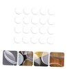 Operitacx 20 Pcs Transparent Rubber Pads Soft Cushion Furniture Protectors
