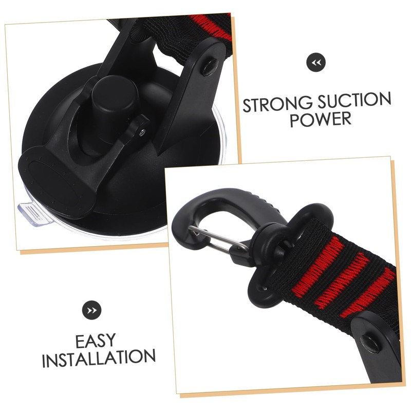 KICHOUSE 4pcs Heavy Duty Suction Cup Anchor Hooks for Camping