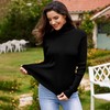 Bgklfeo Women's Turtleneck Ribbed Pullover Fashion Long Sleeve Knit Sweater