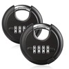 DAYGOS Heavy Duty Combination Padlock - Outdoor Stainless Steel Disc