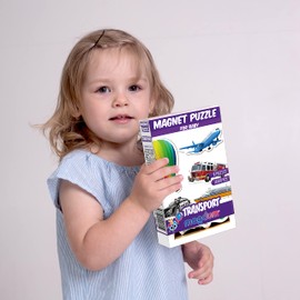 MAGDUM Transport Magnetic Puzzles for Kids Ages 3-5 - Toddler Puzzle - Travel Toys for Kids Ages 3-5 - Magnetic Travel Games Baby Puzzle Kids Puzzle Toys - Puzzle for Preschooler Magnet Puzzles Games