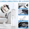 RONSXY Irrigador Bucal, Hilo Dental de Agua Inalámbrico con 8