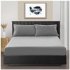Plain Dyed Microfiber Double Fitted Sheet, Comfy Warm 25 CM