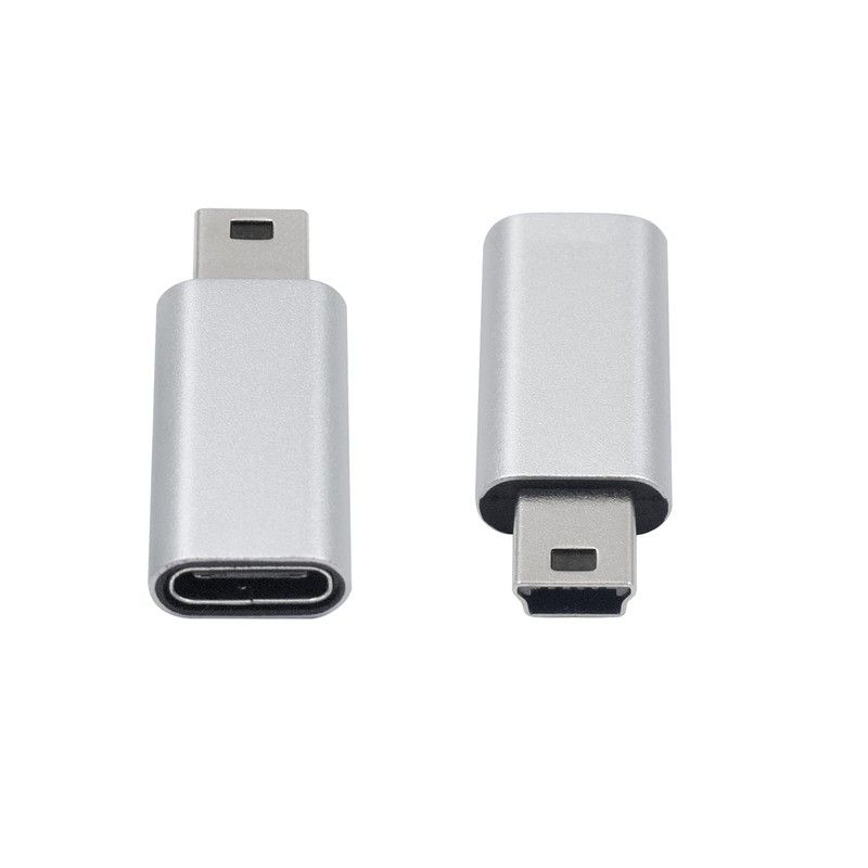 USB C to Mini USB Adapter, Duttek 2 Pack USB