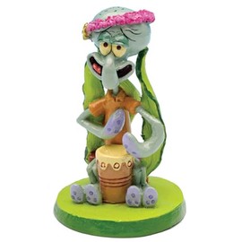 Penn Plax Spongebob Squarepants Squidward Resin Replica Aquarium Ornament, Mini