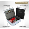 Vivva Home Dictionary Diversion Metal Secret Safe Lock Box, Book