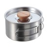 Captain Stag UH-4207 Stainless Steel Single Handle Pot, 4.7 inches