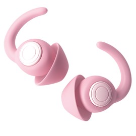 Ear Plugs for Noise Reduction, Comfy Ear Plugs for Sleeping Noise Cancelling, 2 Pairs Reusable Soft Silicone Ear Protection Earplugs for Concerts, Events, Sports, Travel