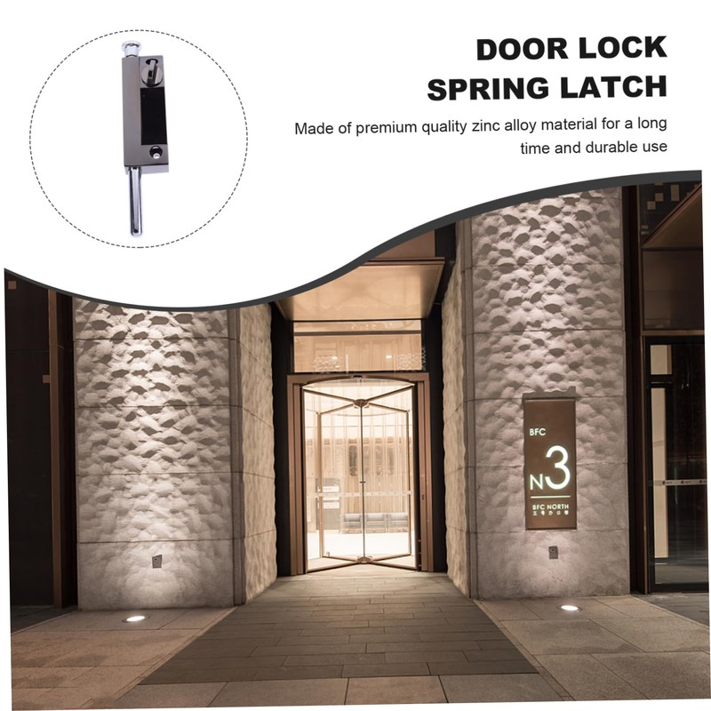 DOITOOL Deadbolt Lock Door Knob with Lock Reinforcement Garage Front