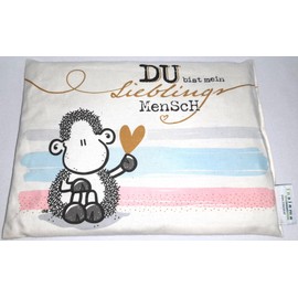 Traumhafte Genusswelten Cherry Stone Cushion Sheepworld Du bist mein Lieblingsmensch