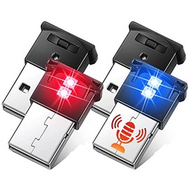 4 Pcs Mini USB LED Light RGB Car LED Interior Lighting Music Sync USB Car Light DC 5V USB Smart Light Atmosphere Light Night Lamp, Laptop Keyboard Light Office Home, Adjustable Brightness, 8 Colors