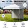 10x10 Pop Up Canopy Tent with One Side Walls, Commercial